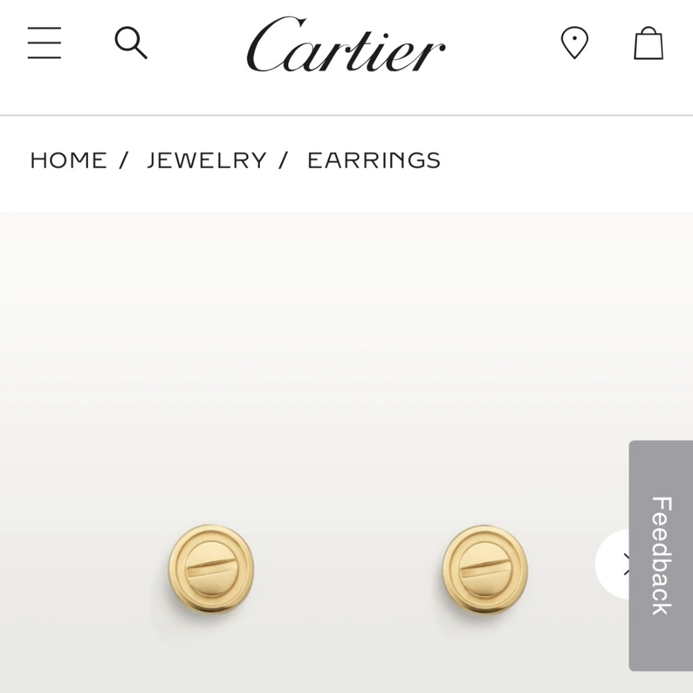 Cartier Love Earrings